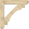 Ekena Millwork Merced Craftsman Rough Sawn Bracket w/ Offset Brace, Douglas Fir, 8"W x 44"D x 44"H BKT0806X44X44MRC04RDF - alternate 2